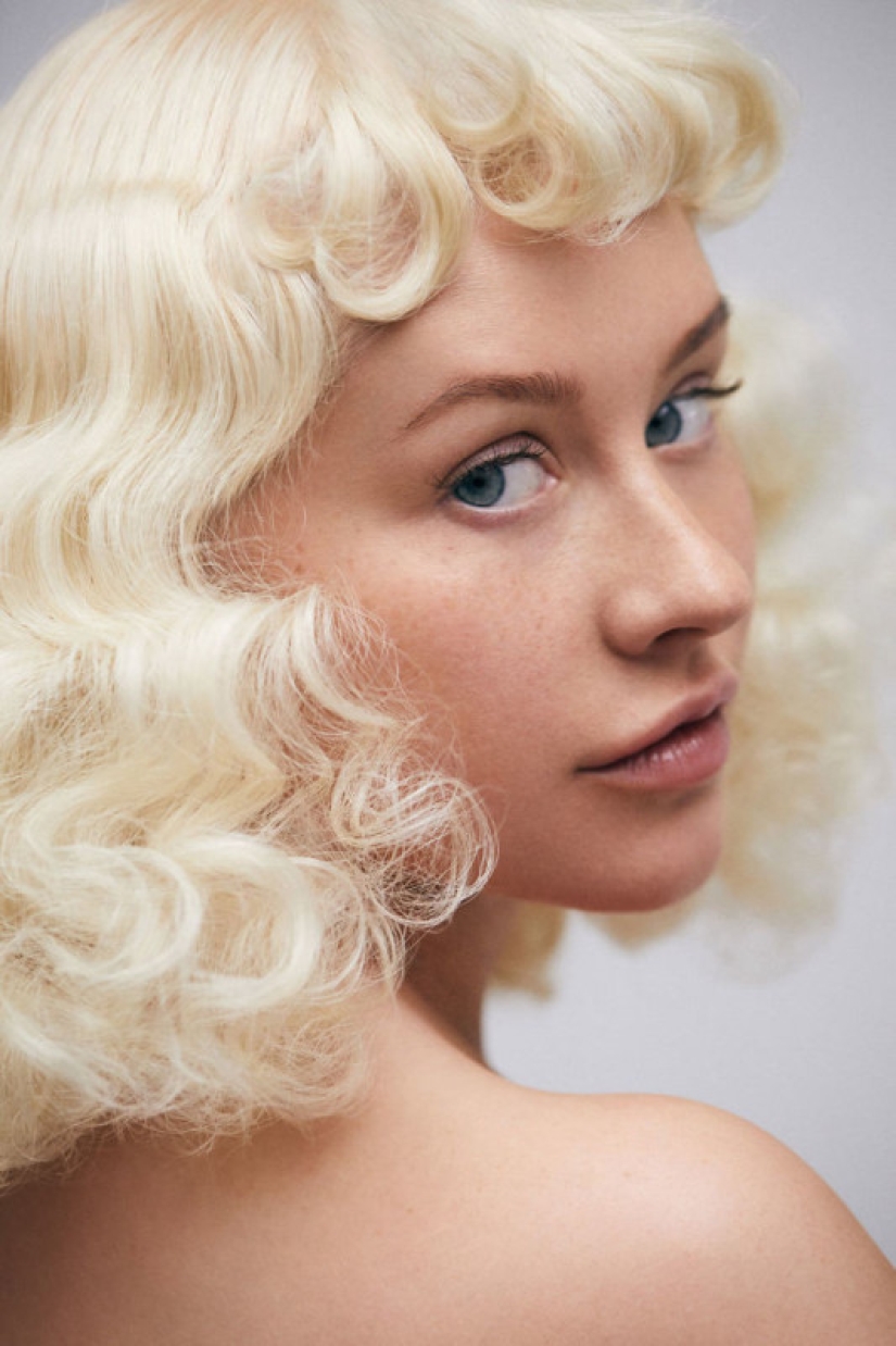 Fans won't recognize Christina Aguilera in a photo shoot without makeup