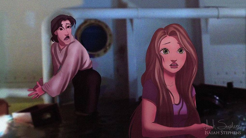 Fantasías artísticas: cómo se verían los personajes de Disney en el Titanic