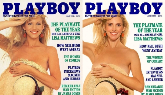 Fashion temptation never fades away: hot Babes recreated the iconic poses of the stars of Playboy