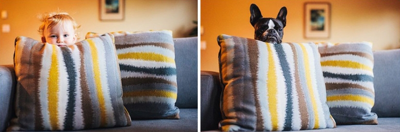 Felices juntos: una historia fotográfica sobre el crecimiento de una niña y un cachorro