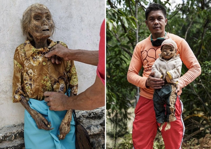 Festival de Manene, durante el cual la gente de Toraja desentierra los cuerpos de sus familiares fallecidos