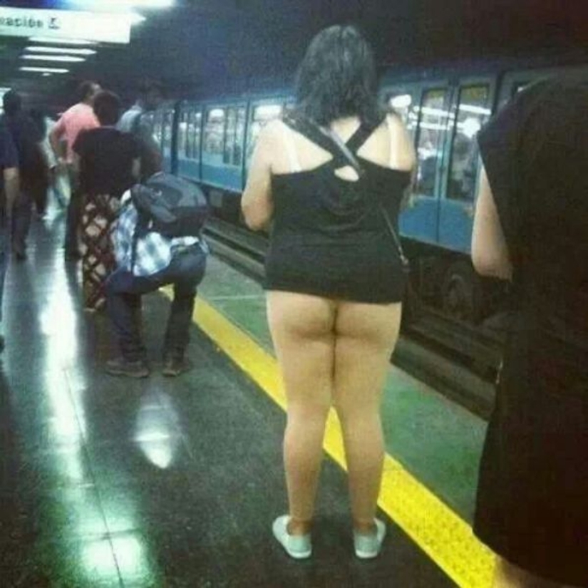 Flesh-colored leggings — the most terrible invention of fashion, and here 18 evidence