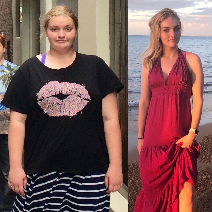For the sake of graduation, the Australian lost 64 kg and now shares her secret with others