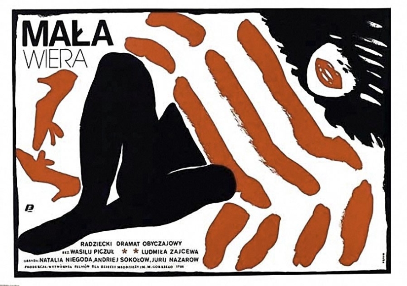 Foreign posters for Soviet films, balancing on the verge of genius and madness