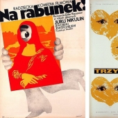 Foreign posters for Soviet films, balancing on the verge of genius and madness