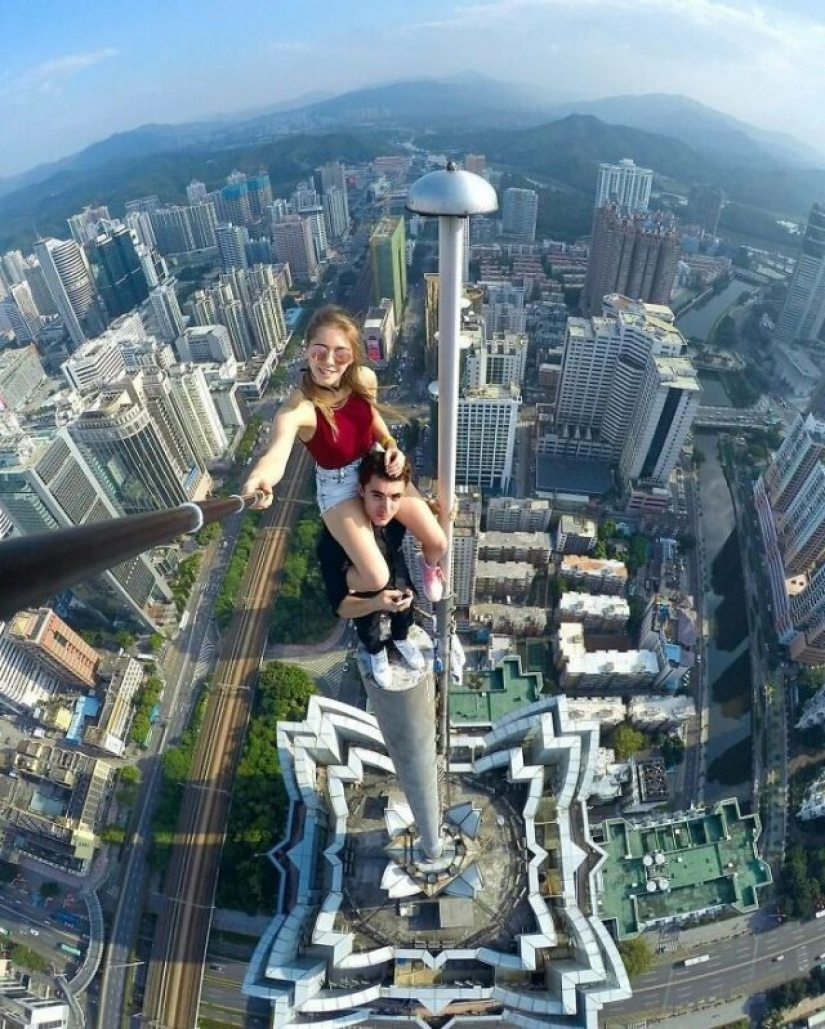 Fotos aterradoras de grandes alturas