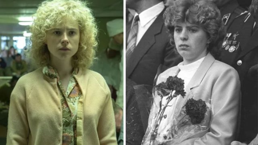 Fotos de los actores de la serie Chernobyl en comparación con los participantes reales en el accidente de Chernobyl