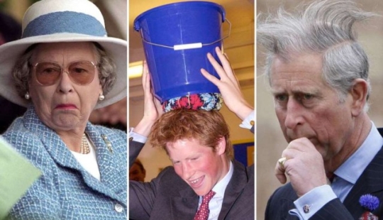 Fotos divertidas de la familia real.