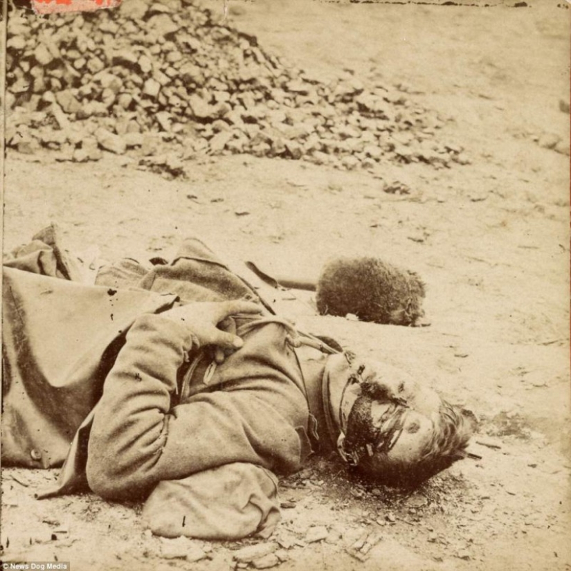 Fotos espeluznantes de víctimas de la guerra más sangrienta de la historia de Estados Unidos