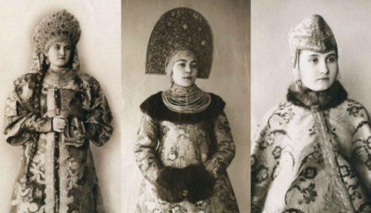 Fotos únicas de bellezas rusas con trajes populares de la Rusia prerrevolucionaria Fotos únicas de bellezas rusas con trajes populares de la Rusia prerrevolucionaria