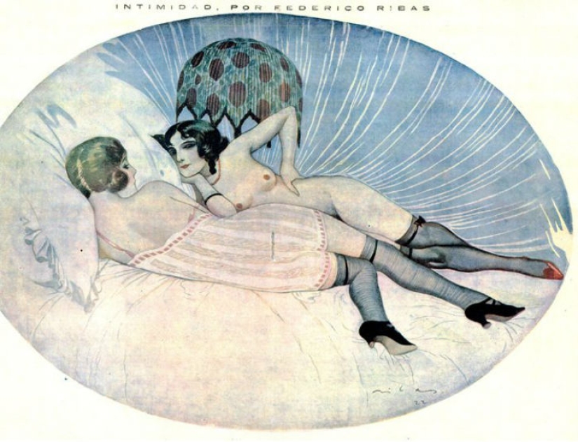 Frank and daring Spain in the illustrations of the 1900s