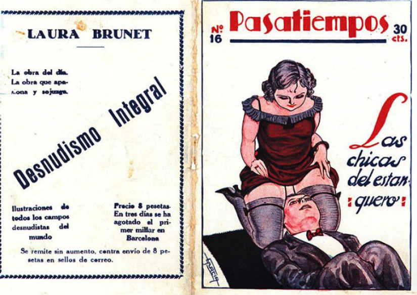 Frank and daring Spain in the illustrations of the 1900s