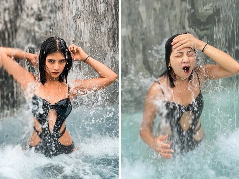 Fraud everywhere: Instagram/Reality collages from a girl from Thailand