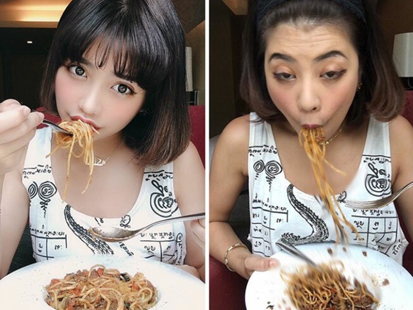 Fraud everywhere: Instagram/Reality collages from a girl from Thailand