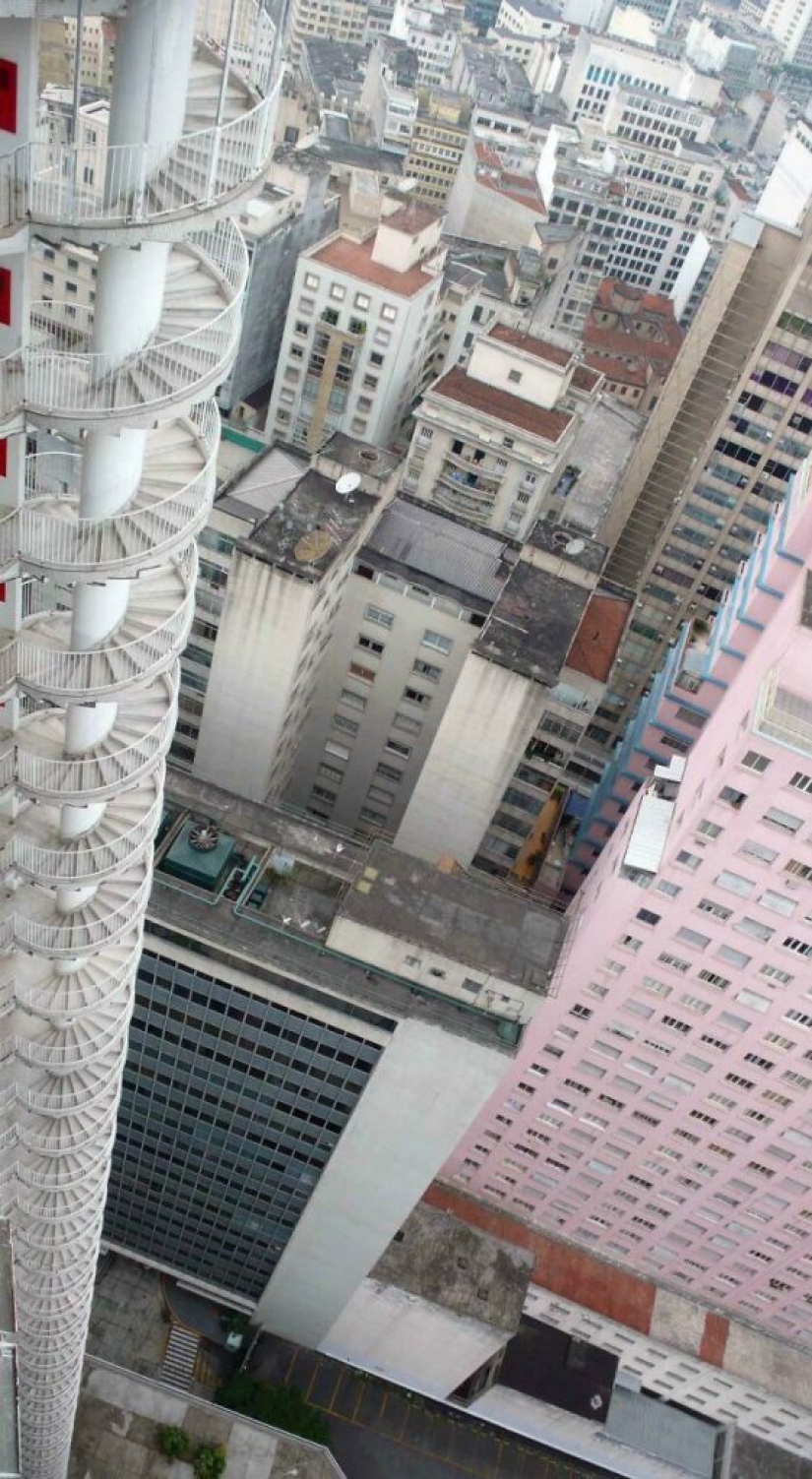Frightening photos of great heights