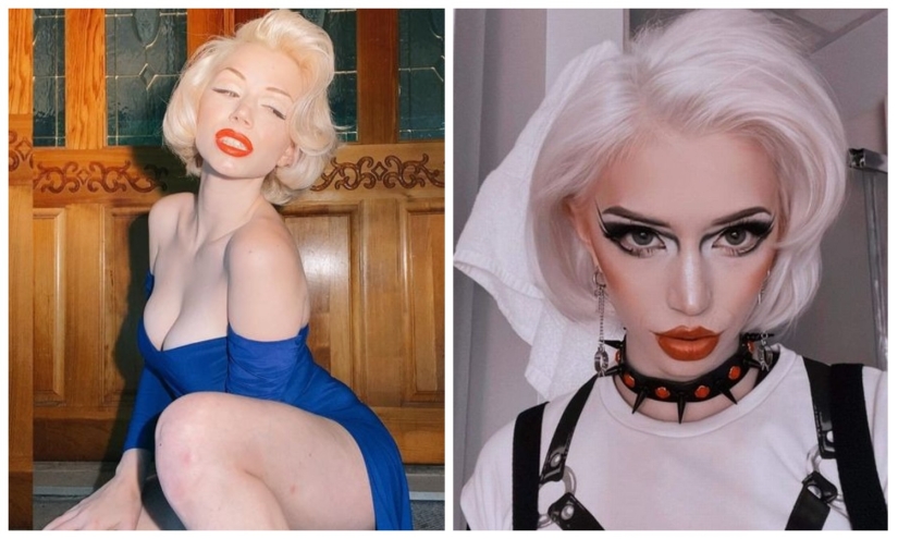 From princess to Gotess: pin-up beauty from Canada changed vintage to punk style