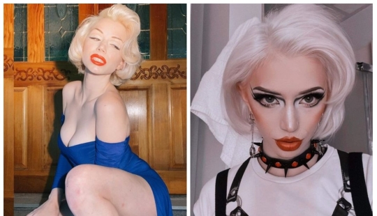 From princess to Gotess: pin-up beauty from Canada changed vintage to punk style