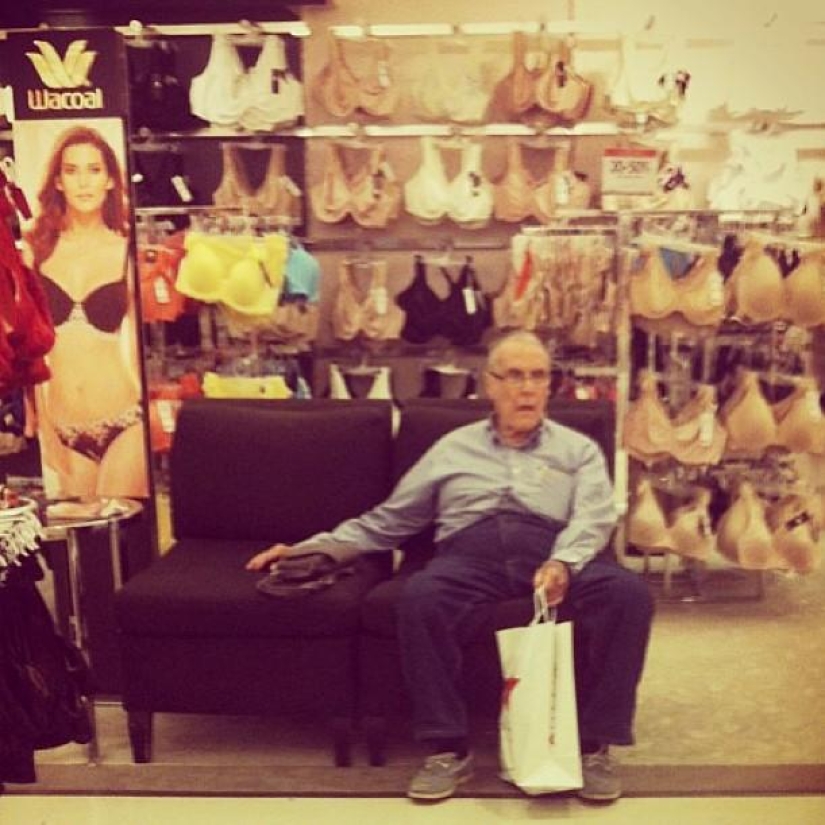 Funny shots from Instagram "Men in stores"
