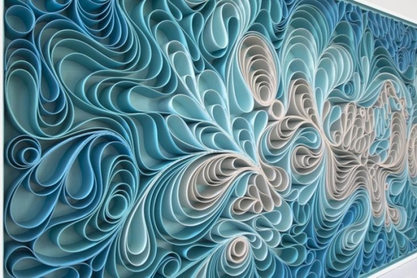 Futuristic quilling from the duo Stellman