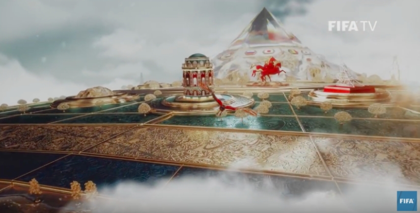 "Game of Thrones" and Faberge eggs: FIFA showed the official TV screensaver for the 2018 World Cup in Russia