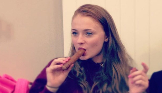 Game of Thrones star Sophie Turner and her love of sausages Game of Thrones star Sophie Turner and her love of sausages