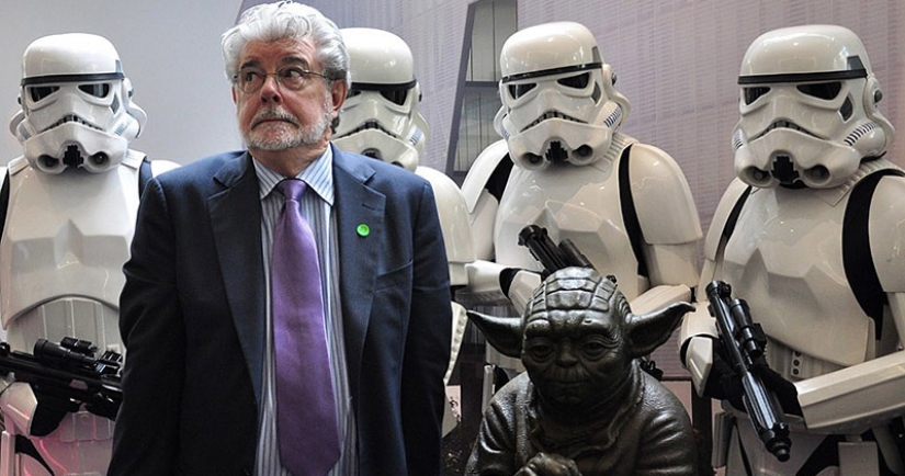 George Lucas topped the ranking of the richest celebrities in the United States