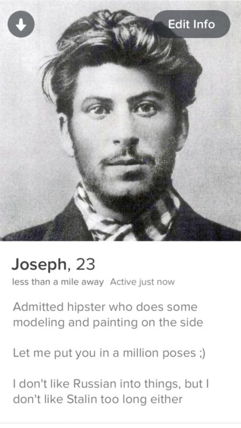 German bisexual Stalin was popular on Tinder