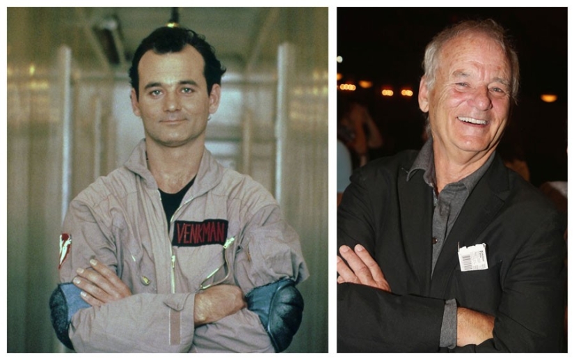 "Ghostbusters" 33 years later: how the actors of the film have changed