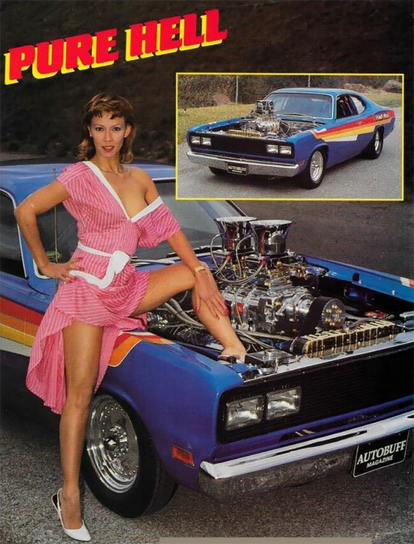 Girls and cars 80s: a collection of iconic magazine photos Autobuff
