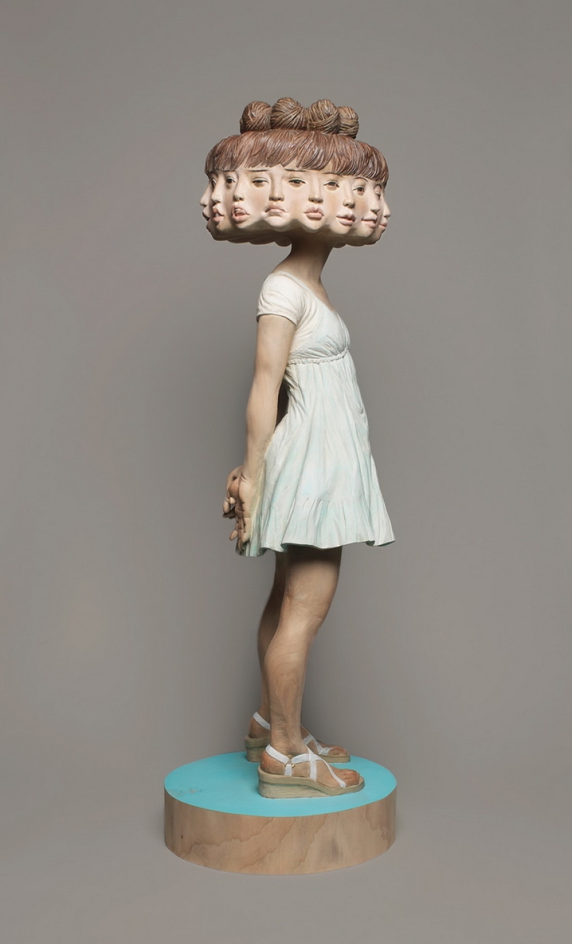 Glitch art: obras de un escultor japonés que harán girar la cabeza