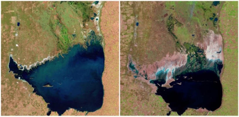 Global Climate Change in NASA Photos: Before and After