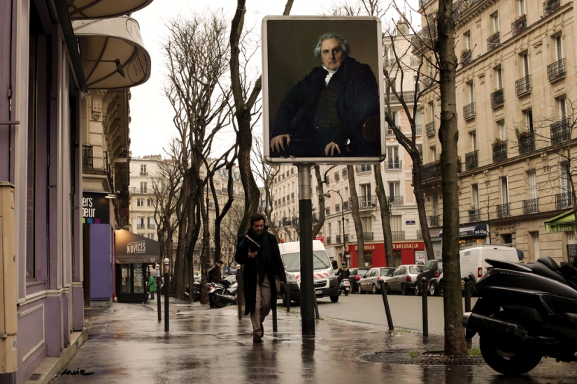 "God, who stole my advertisement?": Frenchman replaced street posters with classic paintings