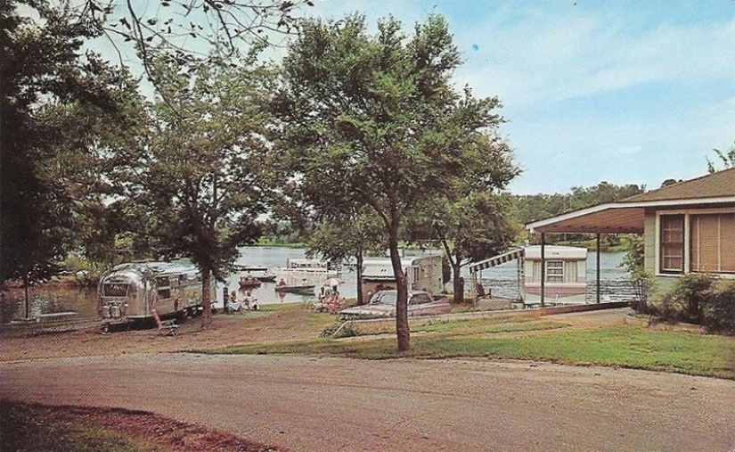 Golden tiempo sobre ruedas: American trailer parks en los 50 y 60-s