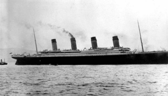 hace 106 años, el Titanic chocó con un iceberg