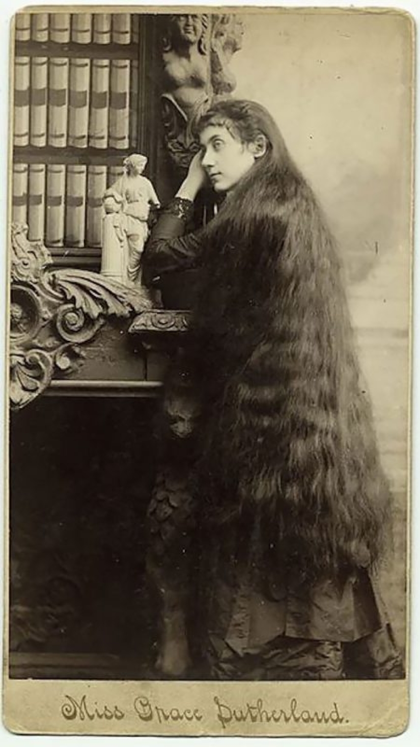 Hair lifetime: beauties of the Victorian era, which never had a haircut