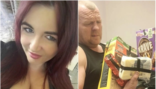 Harta: una mujer pegó con cinta adhesiva todas las golosinas de la casa para que su esposo no se las comiera