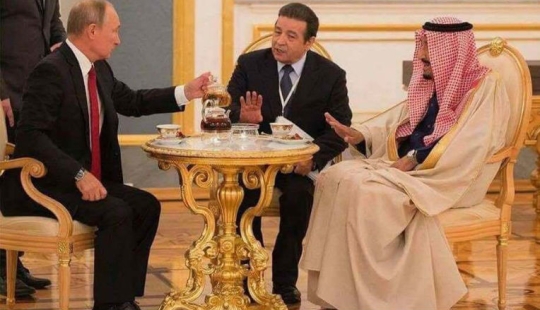 "Have some tea." "No, thank you." — "I didn't ask": Putin's tea party with the king of Saudi Arabia turned into a meme