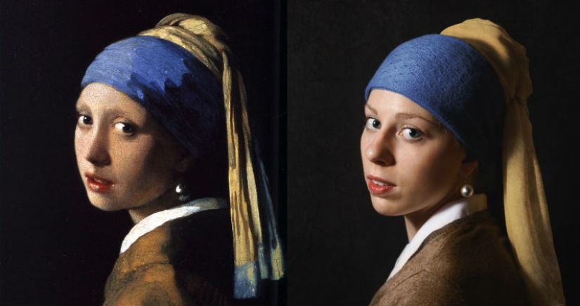 "Haz una foto como Rembrandt": un público con parodias exitosas de pinturas famosas