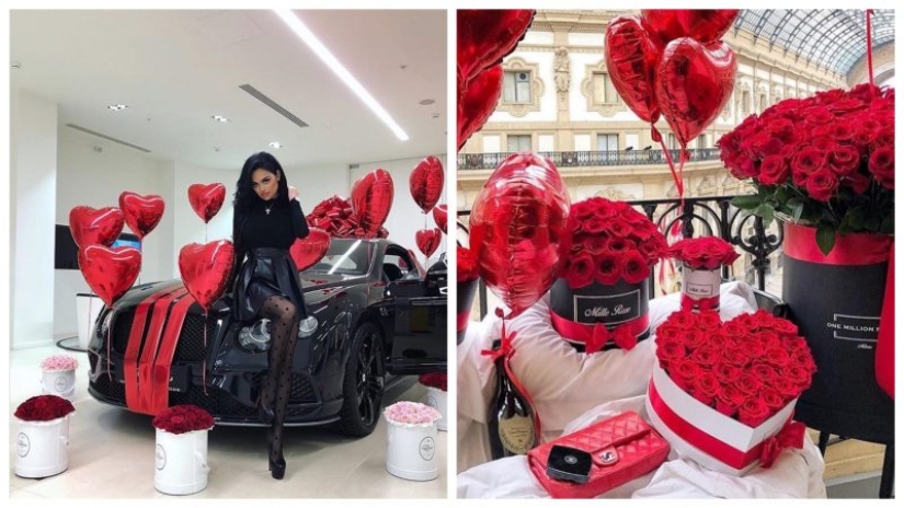Heart of pure gold: what do the richest and most glamorous give for Valentine's Day