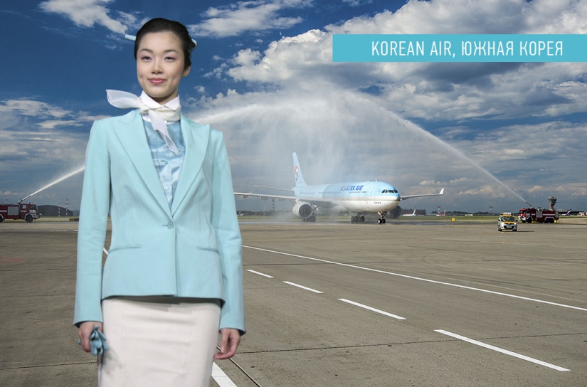 Heavenly Fashion: how flight attendants dress in different countries