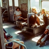 "Hell on wheels": impresionantes fotos del metro de Nueva York de los años 80