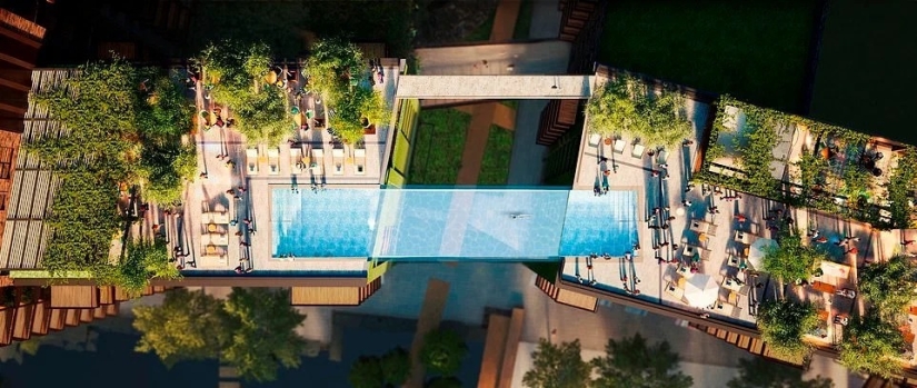 High dive: la primera piscina en el cielo del mundo se está construyendo en Londres