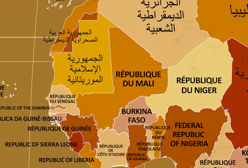 Hola, Bielorrusia! Se ha creado un mapa en el que los nombres de los países están escritos en su idioma nativo