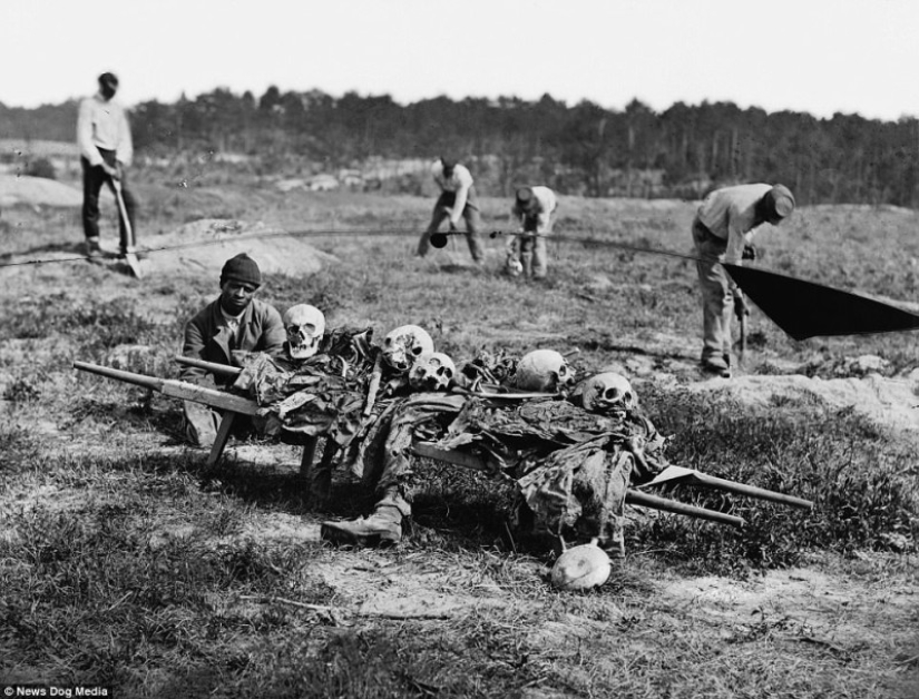 Horrifying photos of victims of the bloodiest war in US history