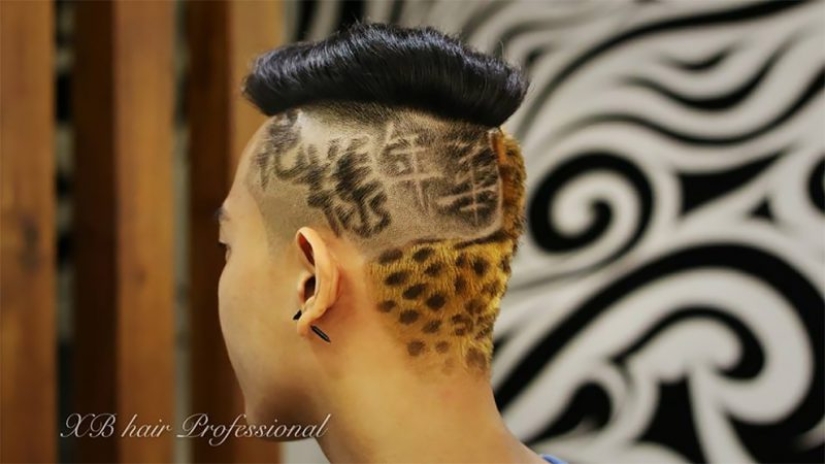 How a Chinese hairdresser turns cut hair into works of art