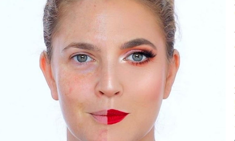 How Drew Barrymore tried to impress fans with the beauty of her makeup, but it turned out the opposite