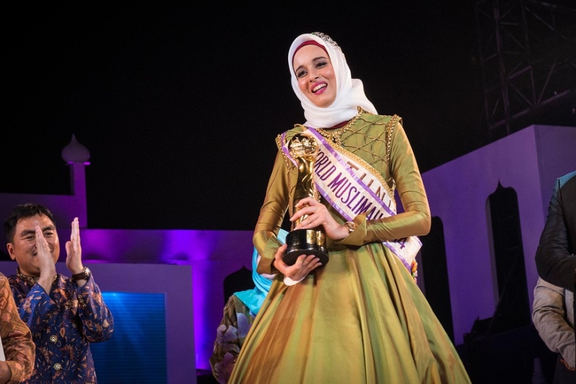 How is the beauty contest among Muslim women