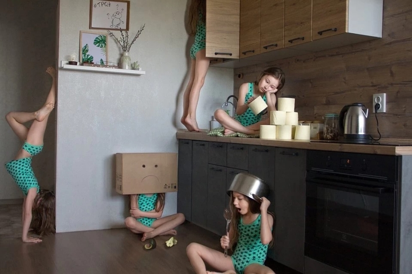 How it was: 15 creative photos of Chelyabinsk residents about self-isolation