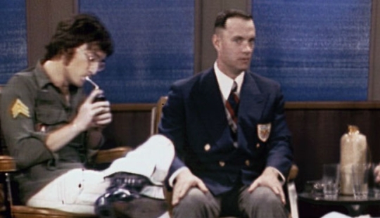 How John Lennon starred in the "Forrest Gump" scene 14 years after his death