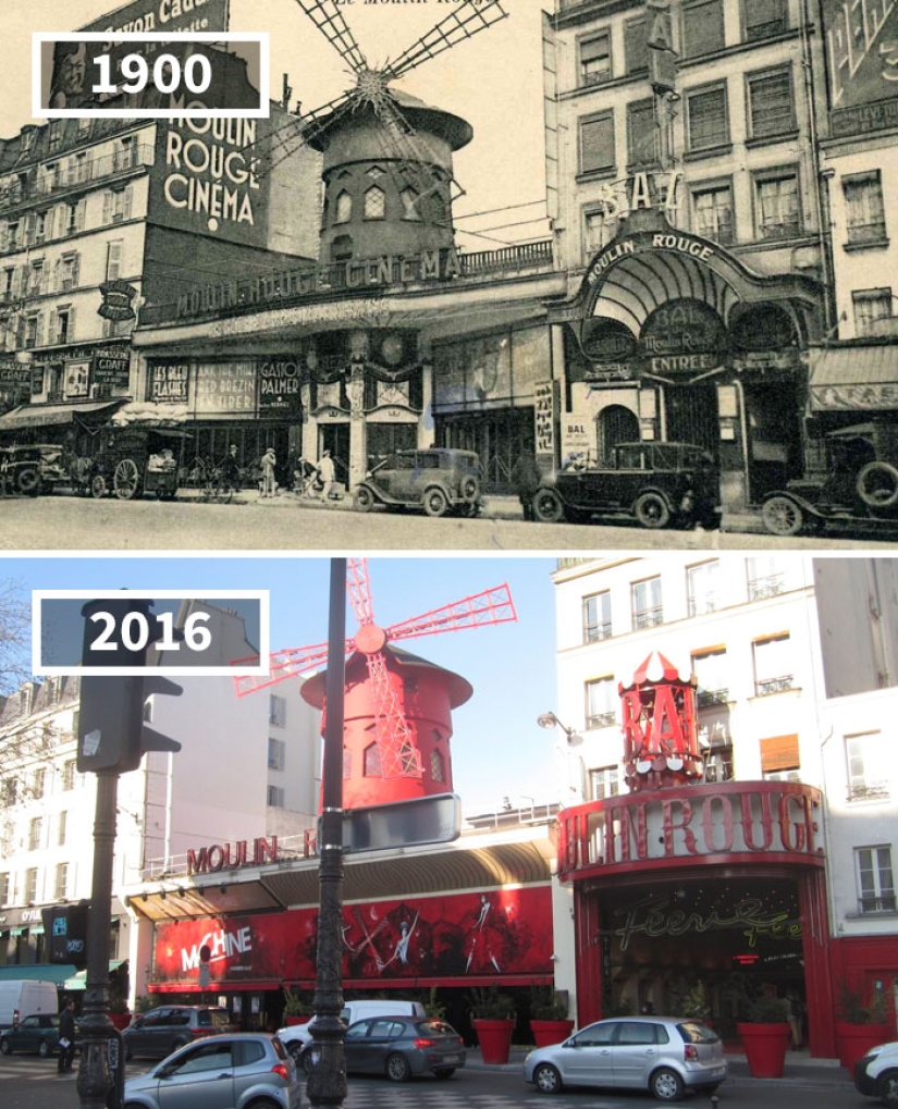 How the world has changed in 100 years: before and after photos